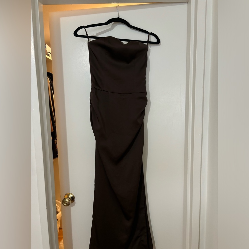 Bec and bridge brown dress
